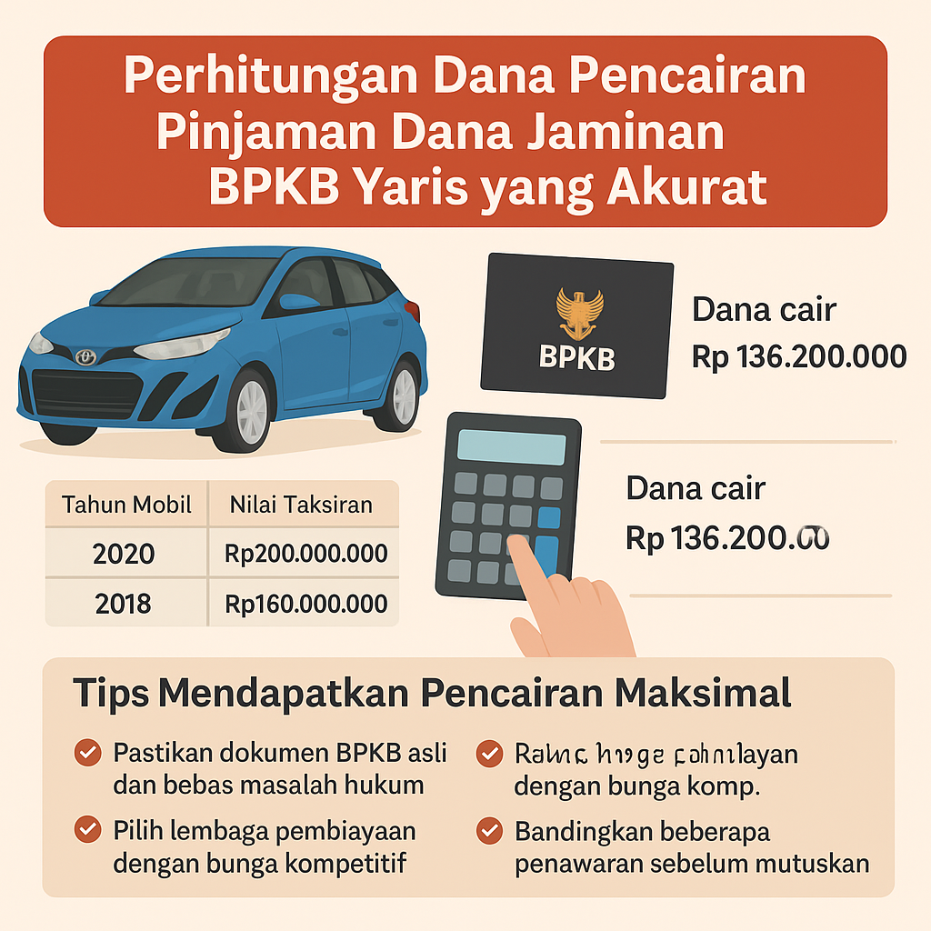 Langkah Cepat Hitung Pencairan Kredit Jaminan BPKB Mobil Yaris